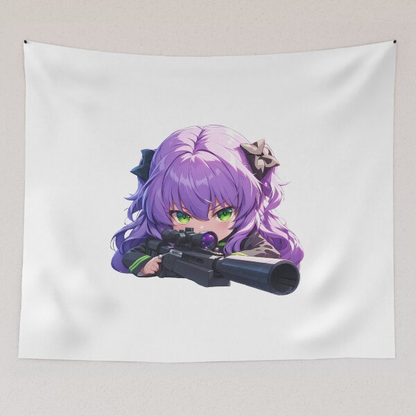 Item preview, Chibi Hiiragi Shinoa Seraph End sniper tactical kawaii designed and sold by GABRIELMURPHY.