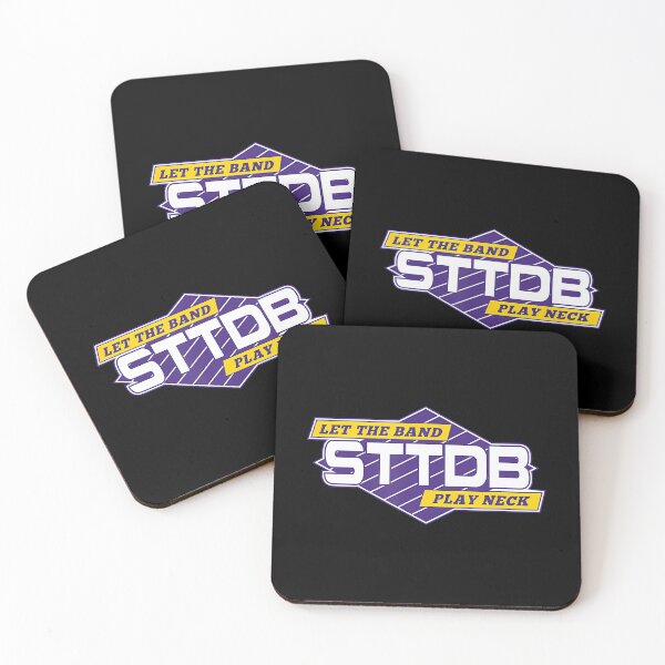 Item preview, Sttdb Let The Band Play Neck Purple And Gold designed and sold by AstroGigglesFun.