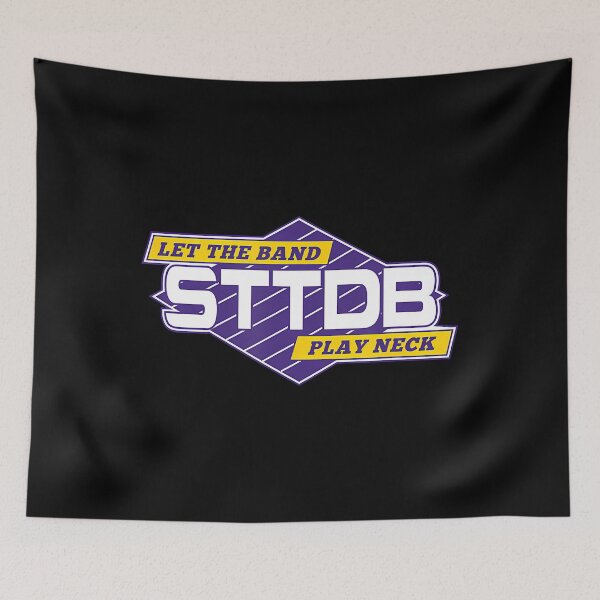 Item preview, Sttdb Let The Band Play Neck Purple And Gold designed and sold by AstroGigglesFun.