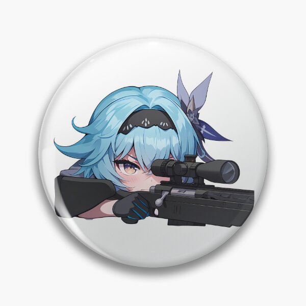 Item preview, Game Chibi Eula Genshin Impact sniper tactical kawaii designed and sold by GABRIELMURPHY.