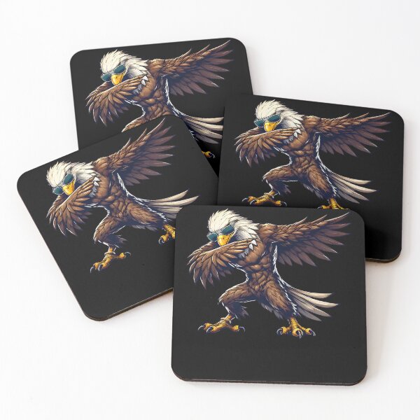 Item preview, Dabbing Bald Eagle Animal Lover designed and sold by Kimberley King Art  King Art.