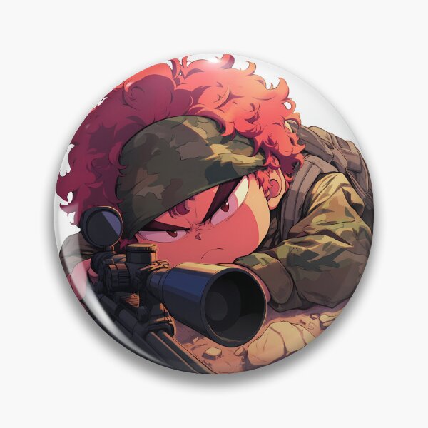 Item preview, Chibi kawaii Baki Hanma Anime Sniper Military Grappler designed and sold by GABRIELMURPHY.