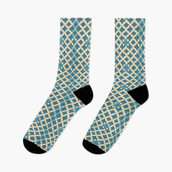 Item preview, Blue Mosaic Grid  Symmetrical Geometric Repeated Texture Pattern (image size 6656x9984) designed and sold by Digital-Davinci.
