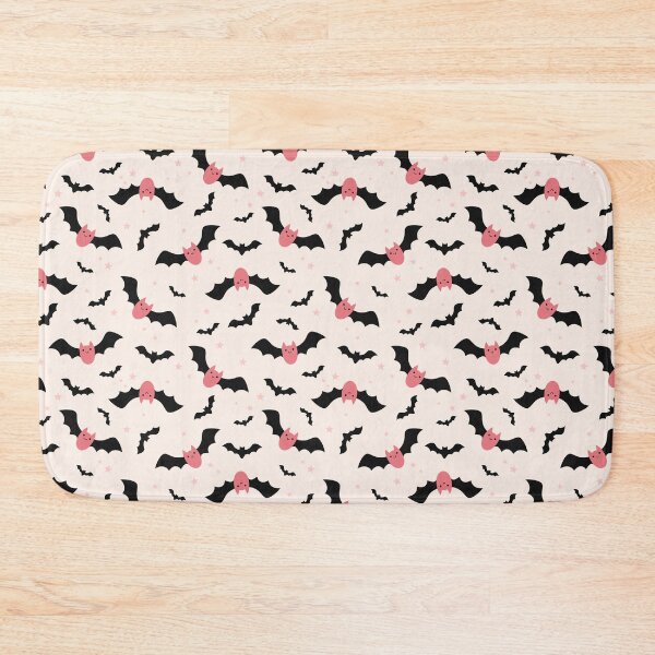 Item preview, Pink Halloween Pattern with Cute Bats designed and sold by Julza Art.
