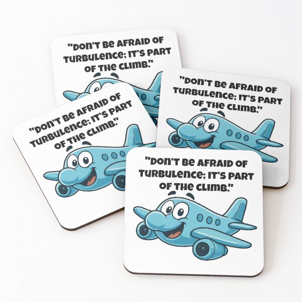 Item preview, Turbulence Ahead? Smile Through It – Happy Plane Motivation designed and sold by Latitude 1°N.