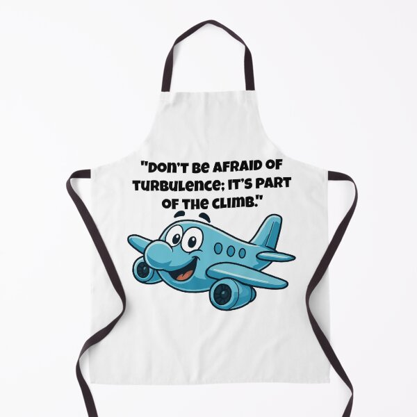 Item preview, Turbulence Ahead? Smile Through It – Happy Plane Motivation designed and sold by Latitude 1°N.