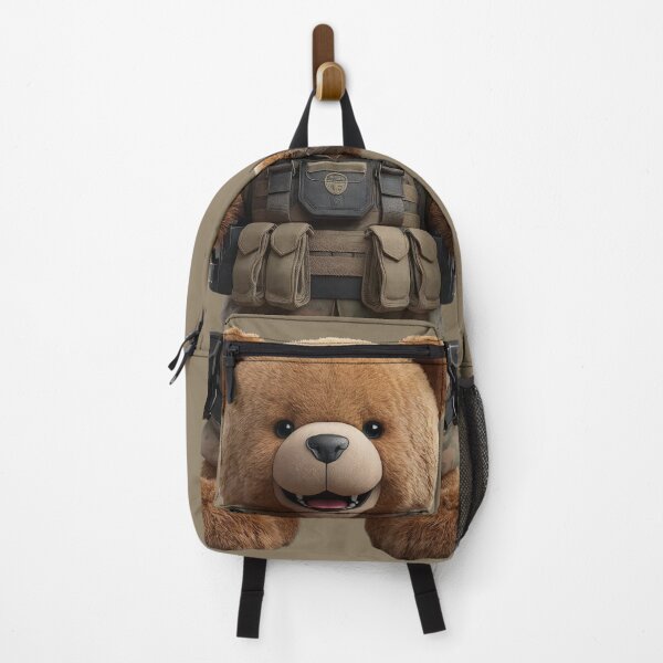Item preview, Cute Bear „Andrew” survival soldier camo toy military designed and sold by Tattoo-Shirt Designer .