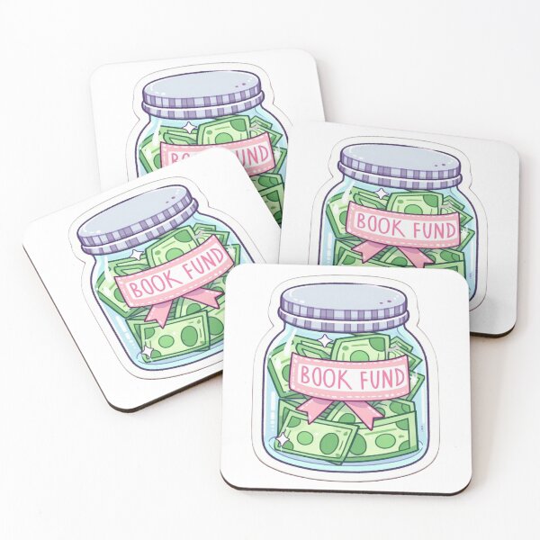 Item preview, Book Fund Jar Sticker designed and sold by PrintAtelier.