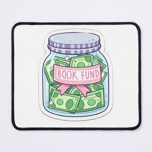 Item preview, Book Fund Jar Sticker designed and sold by PrintAtelier.
