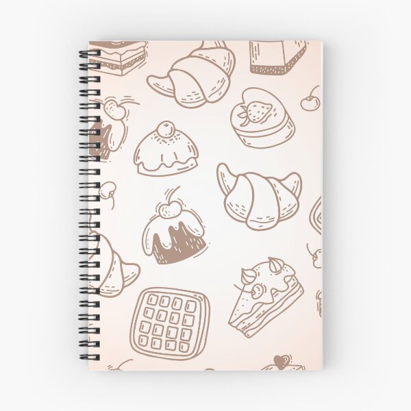 Item preview, Sweet Pastry Pattern – Cakes, Croissants, Waffles & Cherries designed and sold by ViralByDesign.