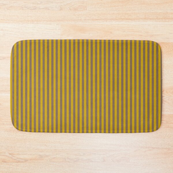 Item preview, Brown and mustard yellow stripes,striped pattern designed and sold by patterncrow.