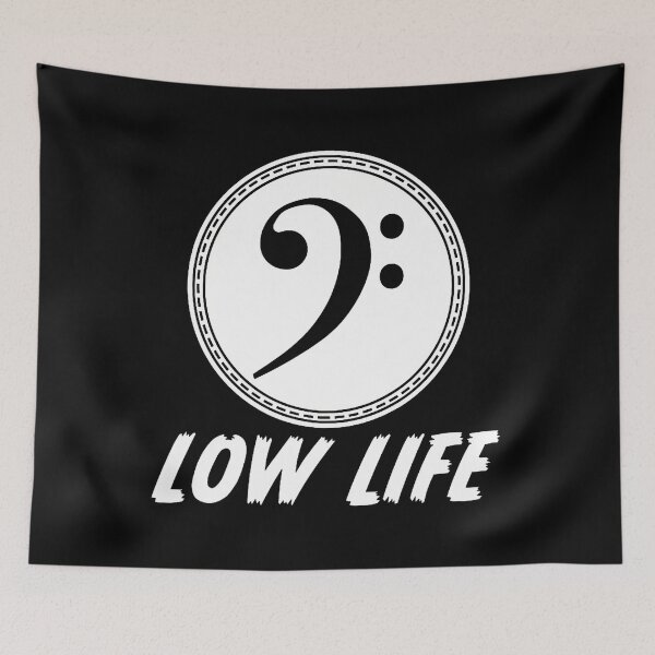 Item preview, Cool Bass Clef Low Life Pun Music Performance Band designed and sold by AstroGigglesFun.