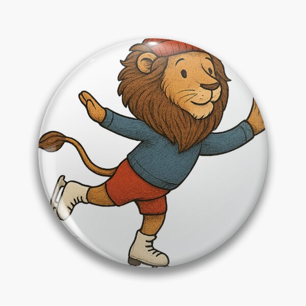 Item preview, Ice Skating Lion designed and sold by photoparadise22.