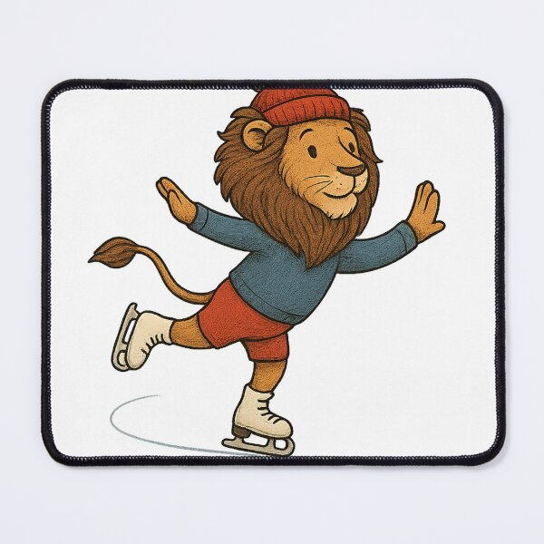 Item preview, Ice Skating Lion designed and sold by photoparadise22.