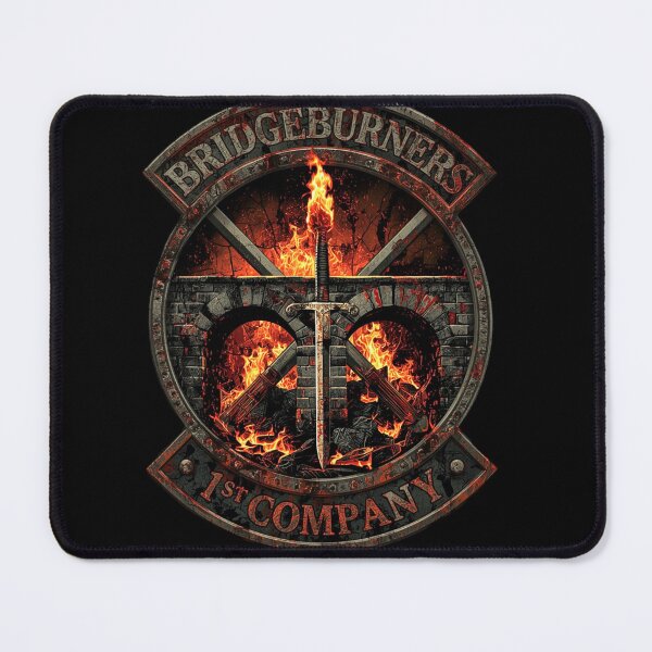 Item preview, Bridgeburners Emblem – Malazan 1st Company Military Crest v2 designed and sold by Tshirts1980.