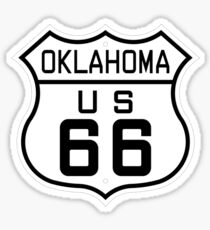 Oklahoma Route 66 Sticker