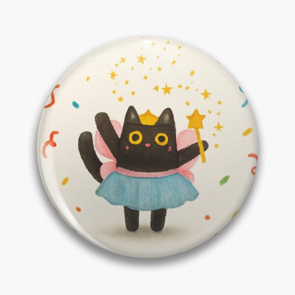 Item preview, Happy Birthday Ballerina Fairy - Princess Kitty Cat designed and sold by TheWishingShed.