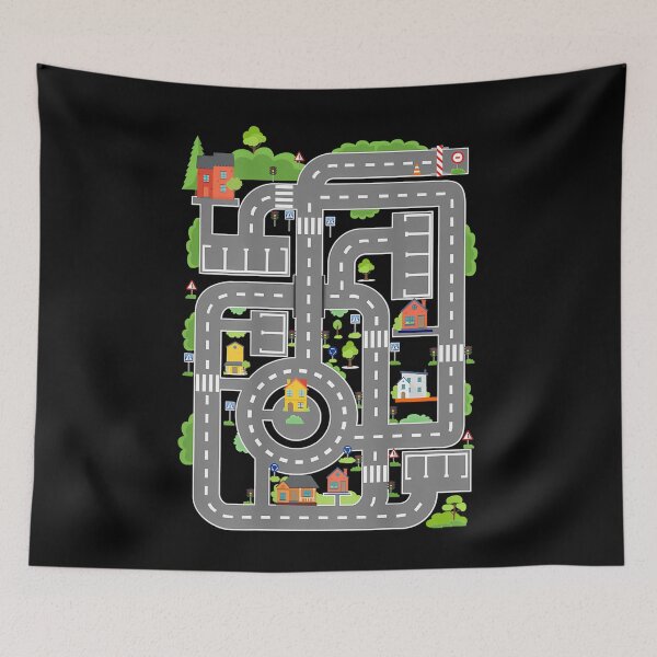 Item preview,  Play Cars On Dad'S Back Play Mat Car Race Track Family Gift  designed and sold by ArtShopScaly.