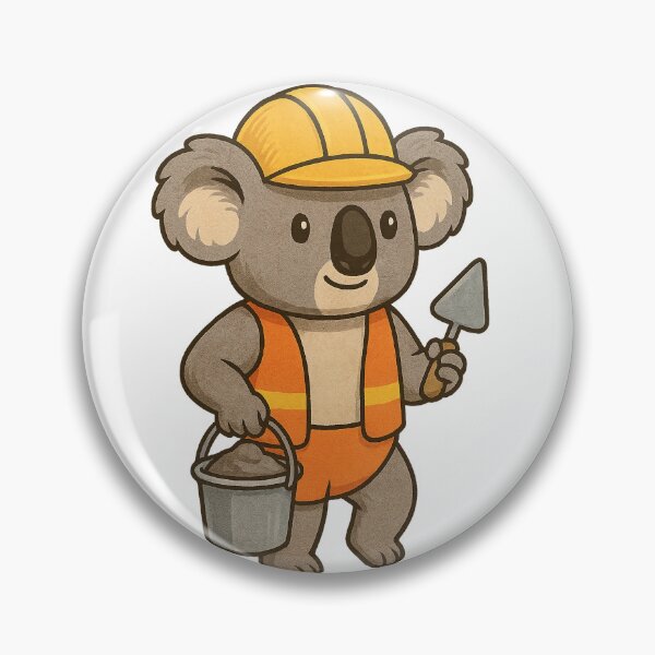 Artikelvorschau, Construction Worker Koala entworfen und verkauft von photoparadise22.