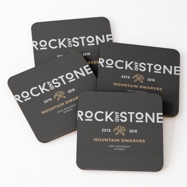 Item preview, Deep Rock Galactic Rock And Stone White designed and sold by Steveunter6.