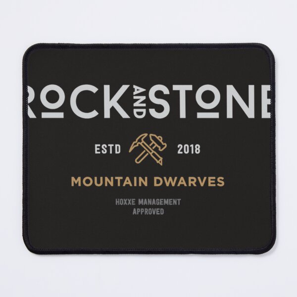 Item preview, Deep Rock Galactic Rock And Stone White designed and sold by Steveunter6.