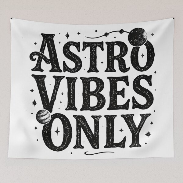 Item preview, Astro Vibes Only – Minimal Astrology Quote designed and sold by Haji  Kamora.