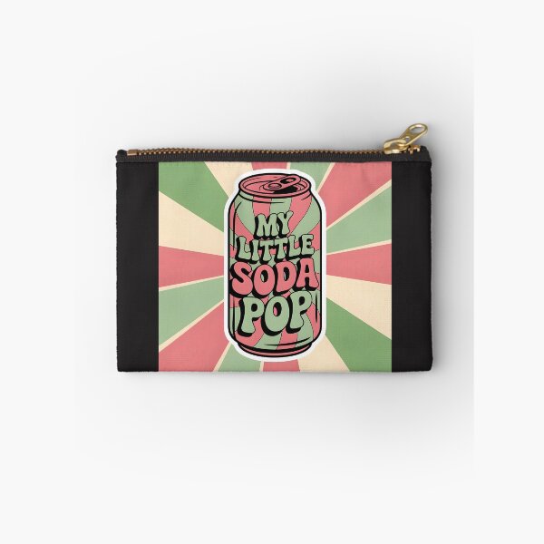 Item preview, Mi Pequeño Refresco: Lata de Refresco Retro con Diseño Rosa-Verde designed and sold by EmeraldeaDesign.