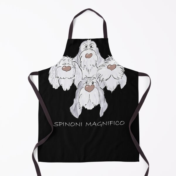 Item preview, Spinoni Magnifico Strike An Iconic Pose. White Text For Dark Backgrounds designed and sold by emaleeshant.