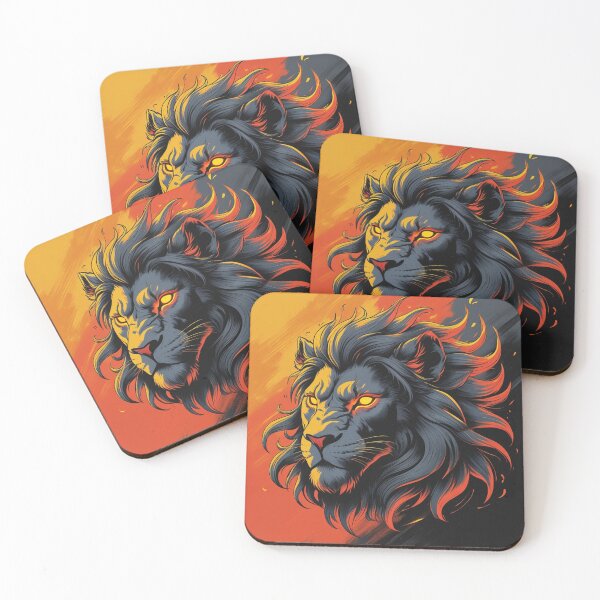 Item preview, Inferno Lion - Burning Spirit Artwork designed and sold by faleisvolen22.