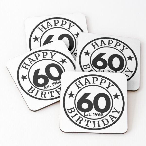 Item preview, Happy 60th Birthday 1965 – Vintage 60 Years Celebration Design designed and sold by highflycrafts.