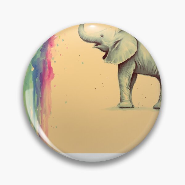 Item preview, Baby Elephant Spraying Rainbow designed and sold by KlausPeterhf.