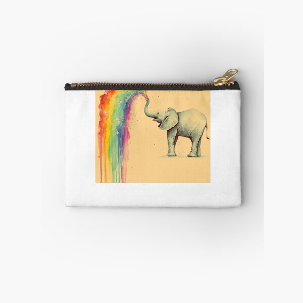 Item preview, Baby Elephant Spraying Rainbow designed and sold by KlausPeterhf.