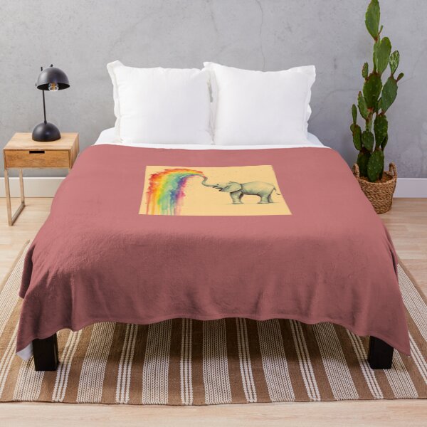 Item preview, Baby Elephant Spraying Rainbow designed and sold by KlausPeterhf.