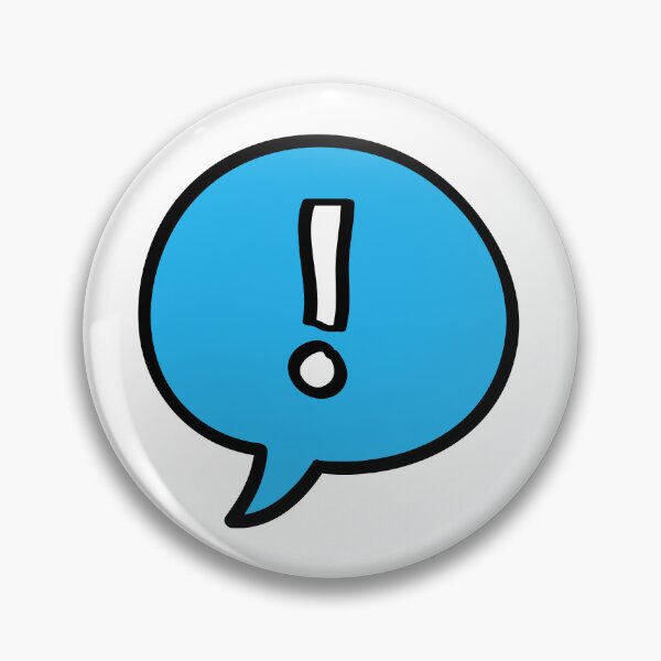 Item preview, Exclamation sign in speech bubble designed and sold by KasTanDesign.