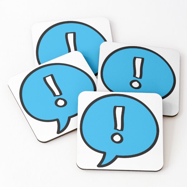 Item preview, Exclamation sign in speech bubble designed and sold by KasTanDesign.
