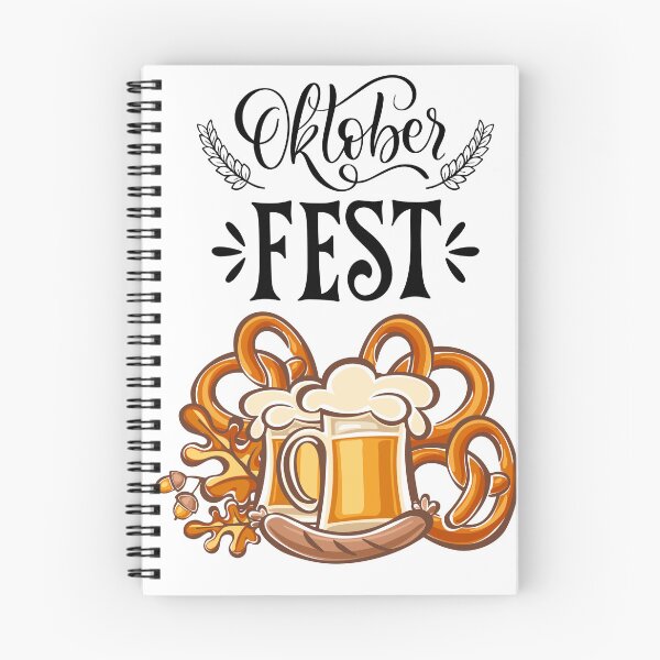 Item preview, Oktoberfest – Beer mug with pretzels illustration designed and sold by SmileVibes22.