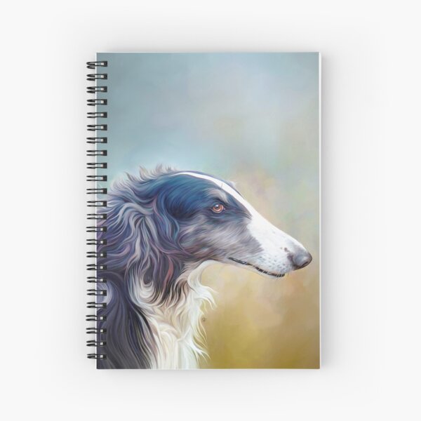Borzoi Beauty Spiral Notebook