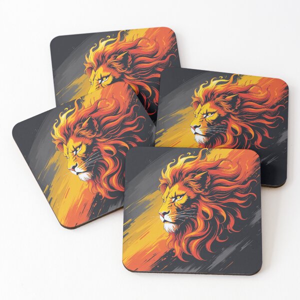 Item preview, Lion Flame - Fierce Fiery King designed and sold by faleisvolen22.