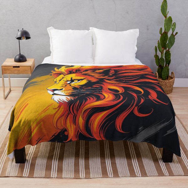 Item preview, Lion Flame - Fierce Fiery King designed and sold by faleisvolen22.