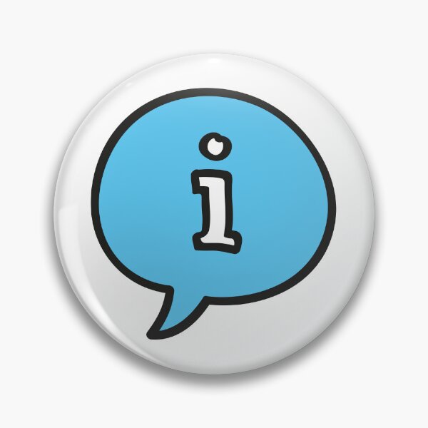 Item preview, Information sign in speech bubble designed and sold by KasTanDesign.