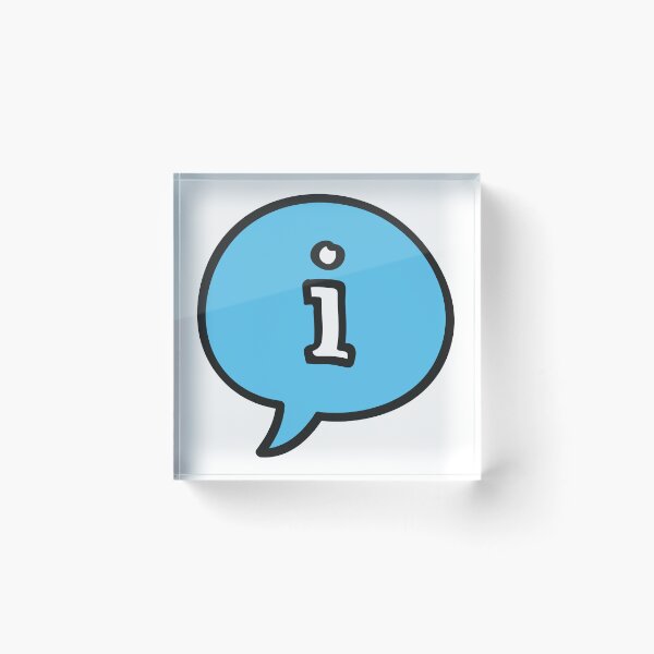 Item preview, Information sign in speech bubble designed and sold by KasTanDesign.
