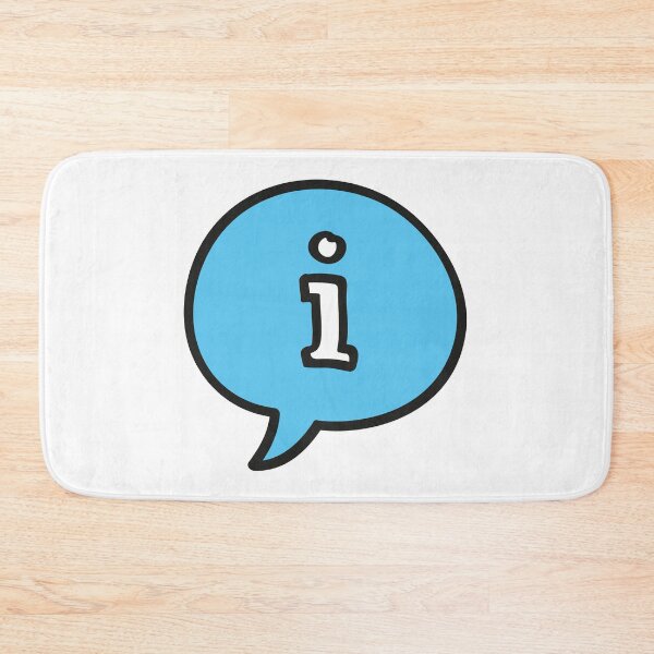 Item preview, Information sign in speech bubble designed and sold by KasTanDesign.