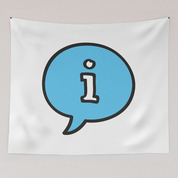 Item preview, Information sign in speech bubble designed and sold by KasTanDesign.