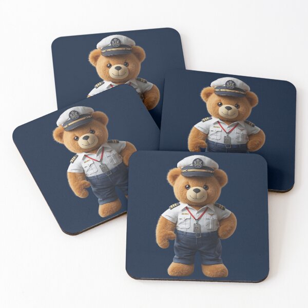 Item preview, Cute Beat „Andrew” pilot plane stewardess flight captain designed and sold by Tattoo-Shirt Designer .