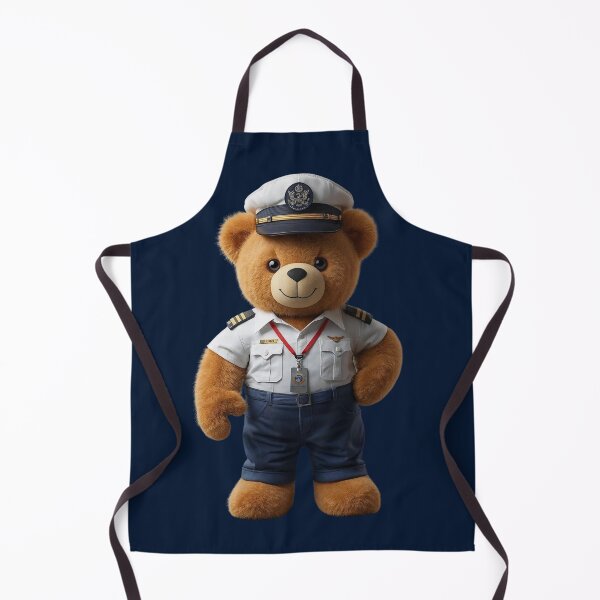 Item preview, Cute Beat „Andrew” pilot plane stewardess flight captain designed and sold by Tattoo-Shirt Designer .