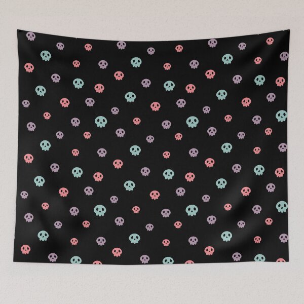 Item preview, Colorful Skulls Pattern designed and sold by Julza Art.