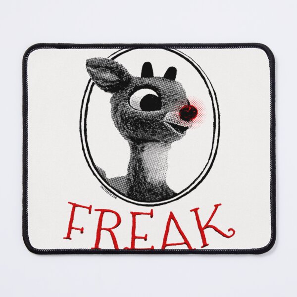 Item preview, FREAK Rudolph the Red Nosed Reindeer Christmas Parody designed and sold by MaureenHalvors.