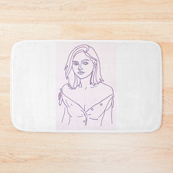 Item preview, Jenna Lines purple on pink  designed and sold by SJHorsfall.