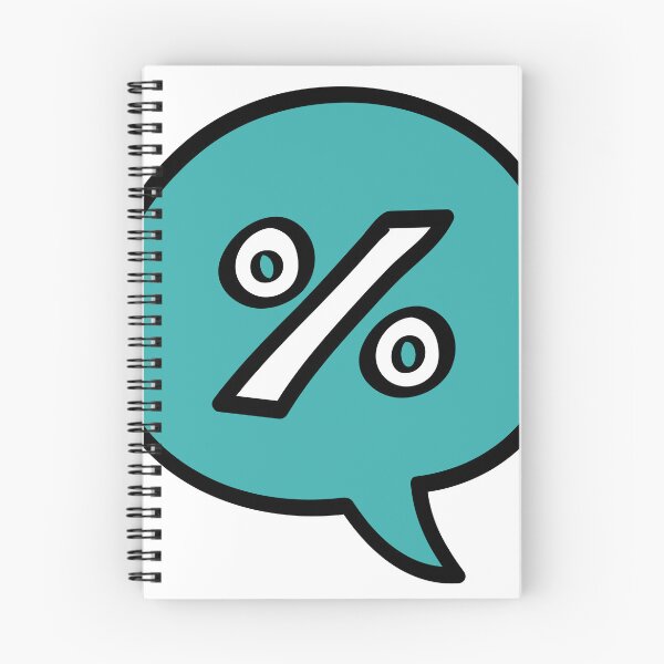 Item preview, Percentage sign in speech bubble designed and sold by KasTanDesign.