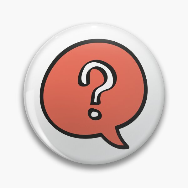 Item preview, Question mark sign in speech bubble designed and sold by KasTanDesign.